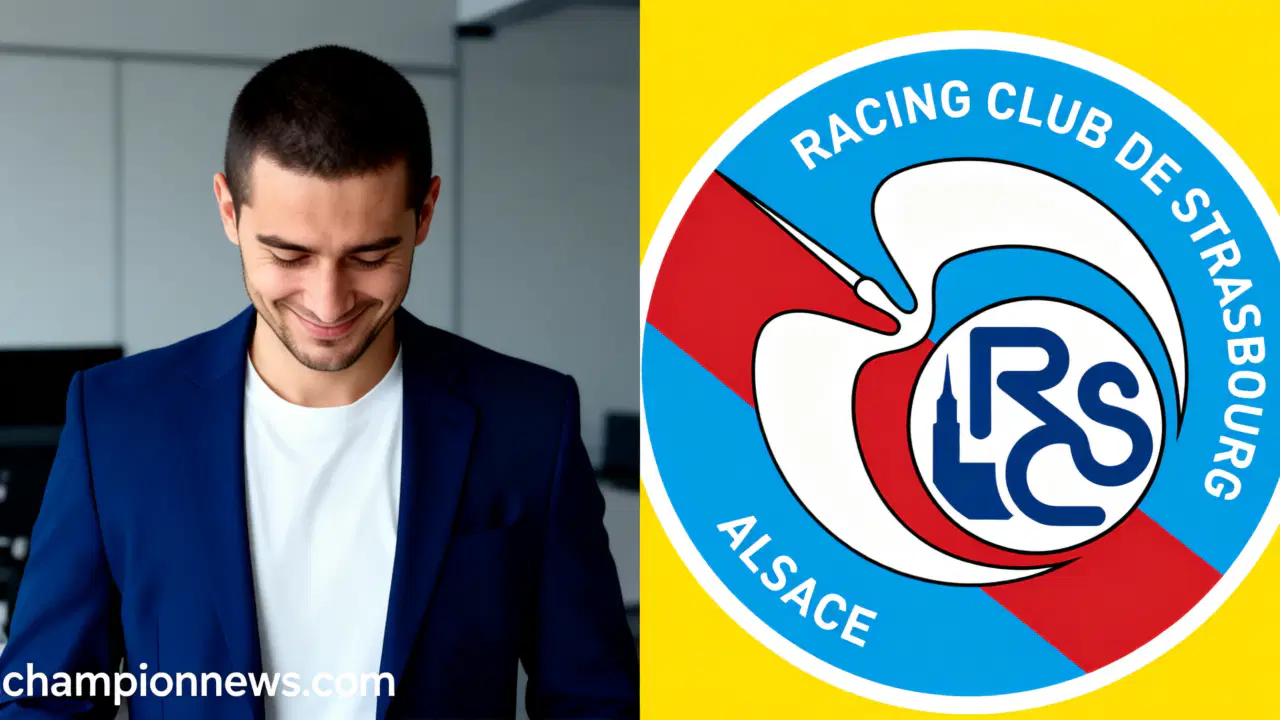 Столкновения болельщиков в Страсбурге — баннер памяти Деранка